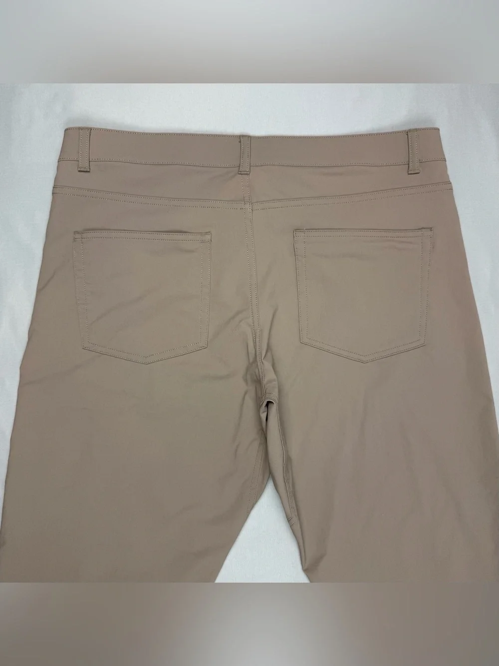 Western Rise Mens Evolution Pants 35 x 32 Classic Fit Khaki/Tan Performance B9 - Picture 6 of 9